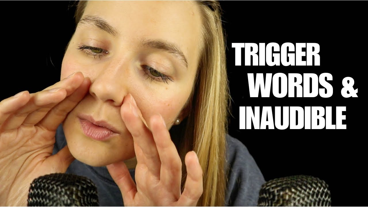 ASMR 100% Close Up DEEP Ear Trigger Words + Inaudible Whispering