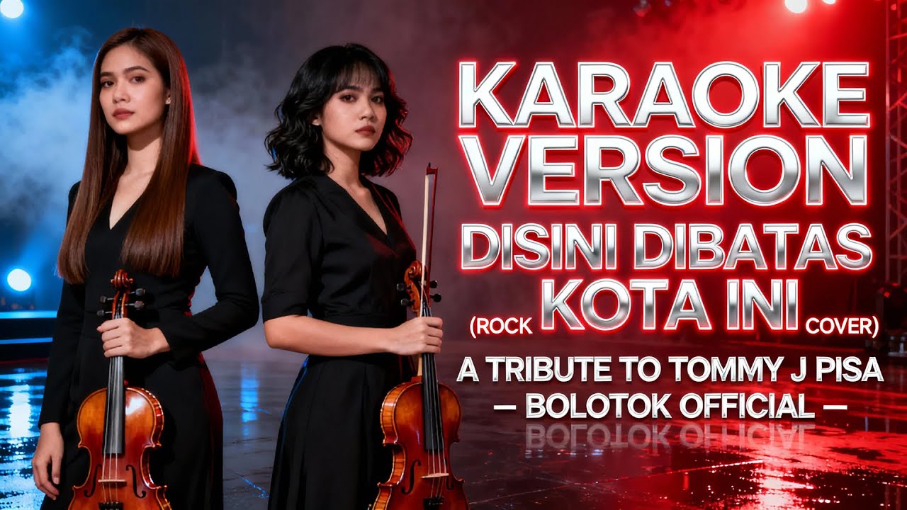 DISINI DIBATAS KOTA INI - TOMMY J PISA (KARAOKE ROCK COVER BOLOTOK OFFICIAL)