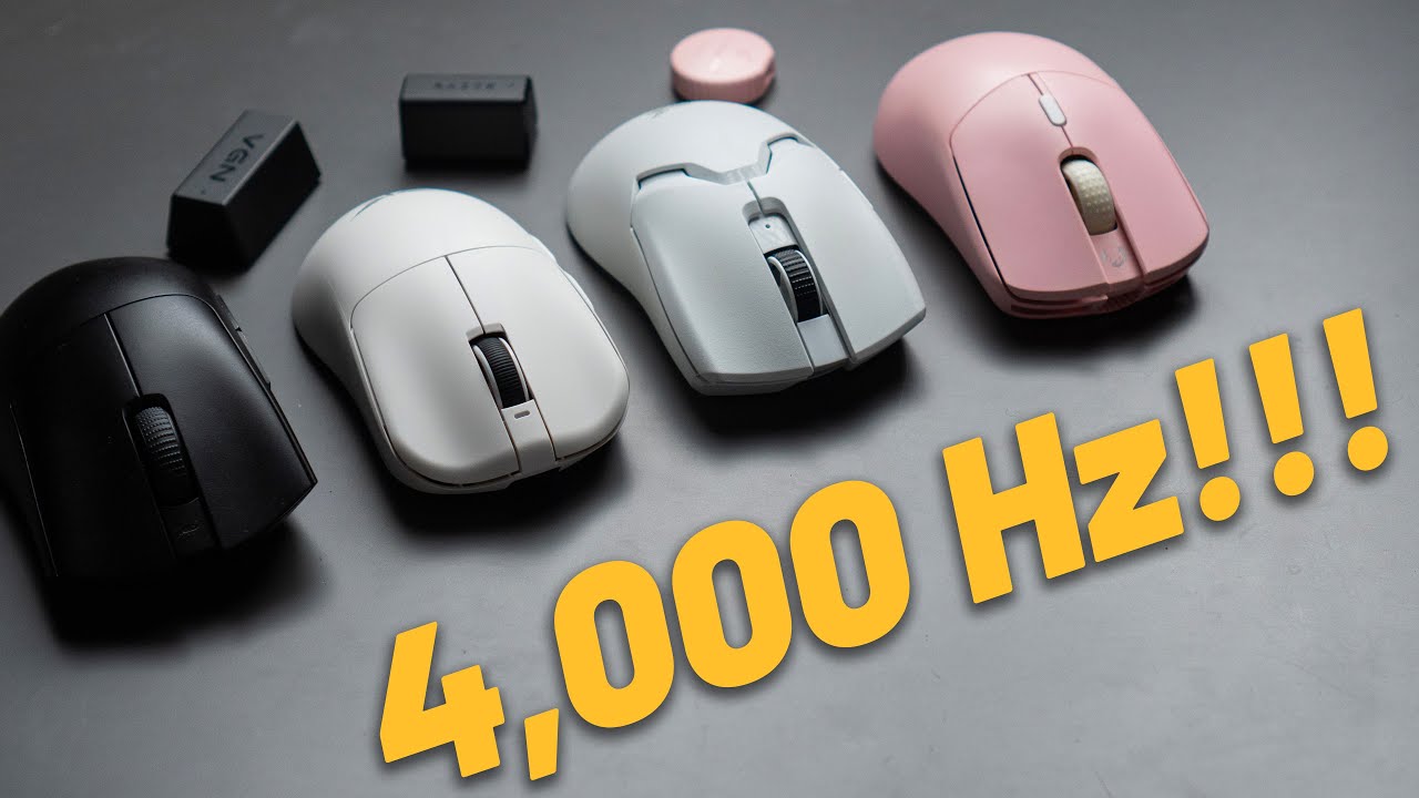 4,000 Hz Polling Rate แตกต่างกับ 1,000 Hz แค่ไหน? คลิปนี้มีคำตอบ!