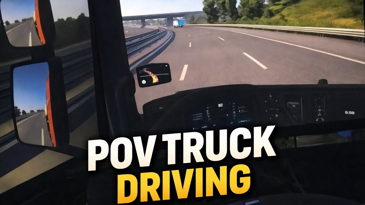 POV Truck Driving – Euro Truck Simulator 2 | Head Camera Driving