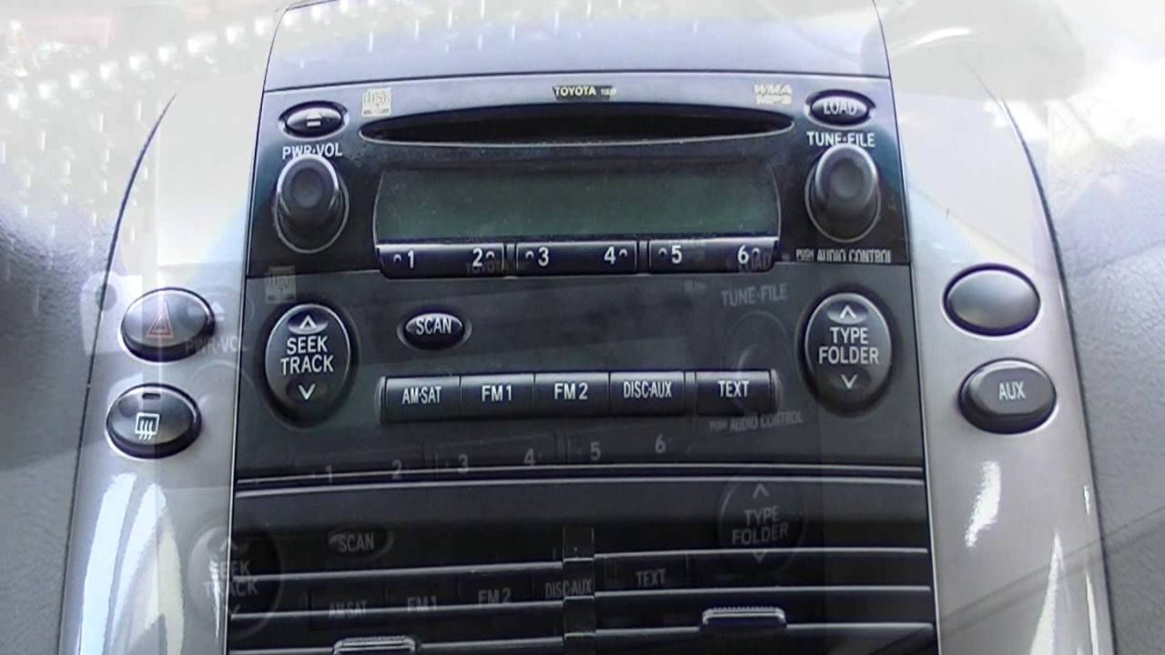 Sienna Radio Display Repair