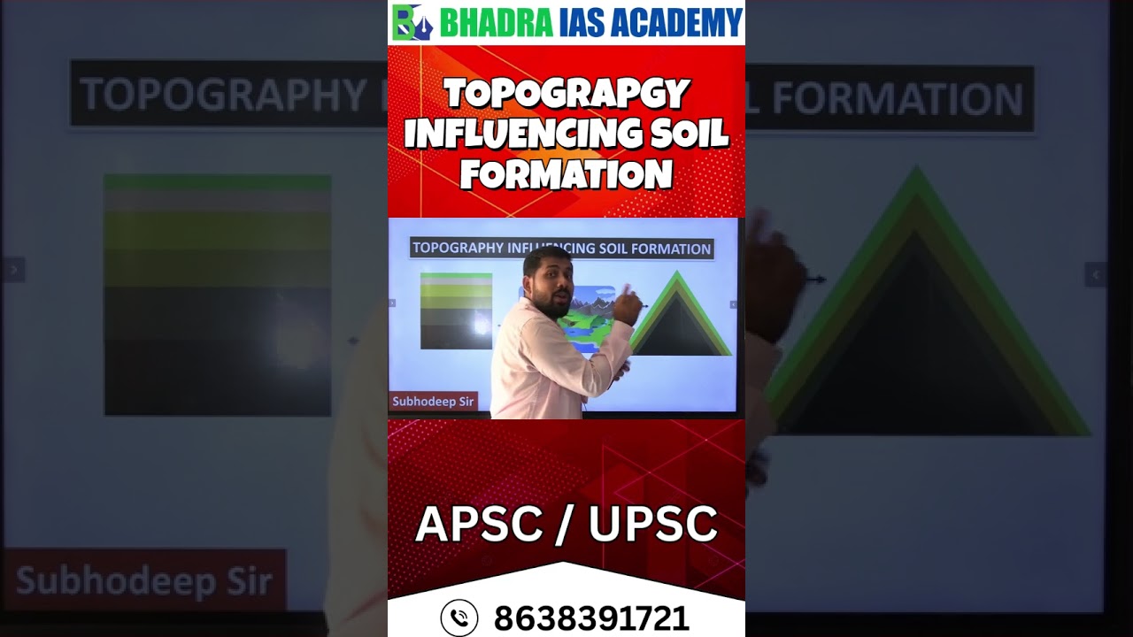 Topography Influencing Soil Formation | APSC & UPSC Coaching | Best APSC & UPSC Coaching in Guwahati