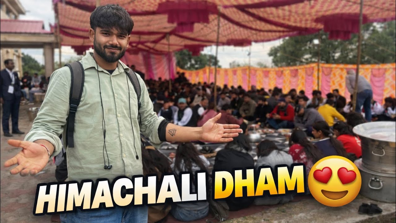 Himachali Dham 😍 | Itna Zyada Swaad? Full Traditional Experience 