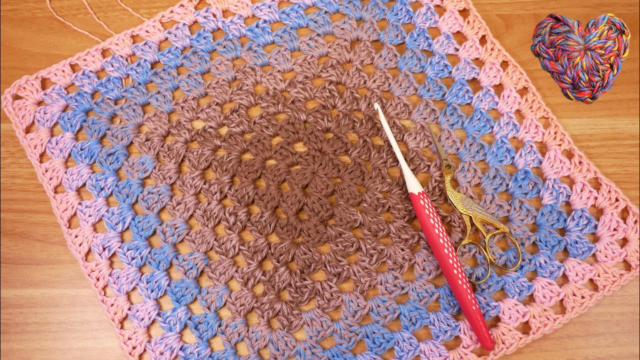 Häkeln | XXL Granny Square | einfache Anleitung