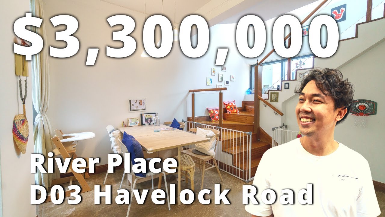 Rare Singapore Riverside Triplex ($3.3M)River Place D03 Havelock Road | HomeTour Ep.167