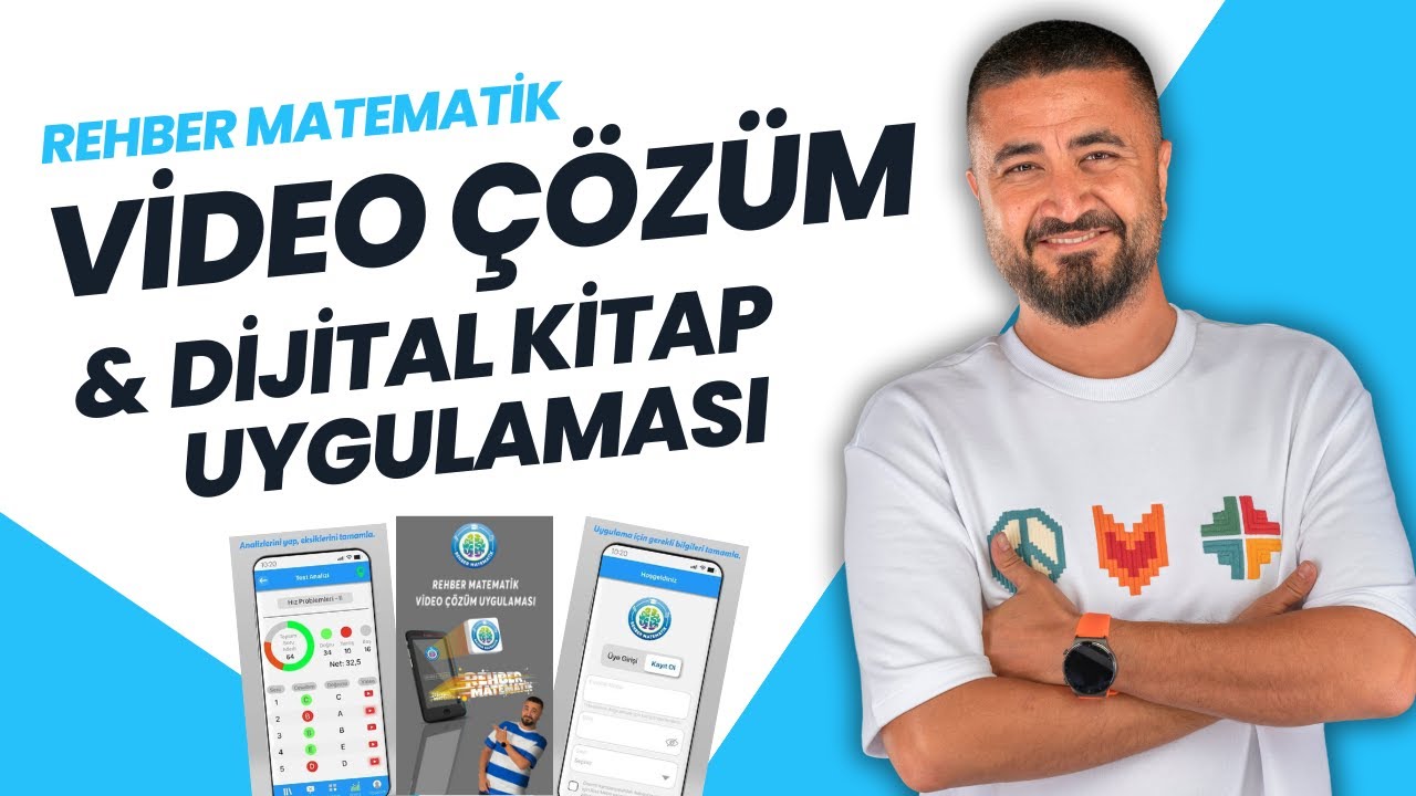 Rehber Matematik Kitap &Ccedil;&ouml;z&uuml;m Videoları ve Dijital Kitap Uygulaması