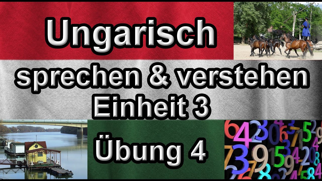 Ungarisch FSI Kurs, Einheit 3, Übung 4 - Übung große Zahlen (Ungarisch sprechen lernen für Anfänger)