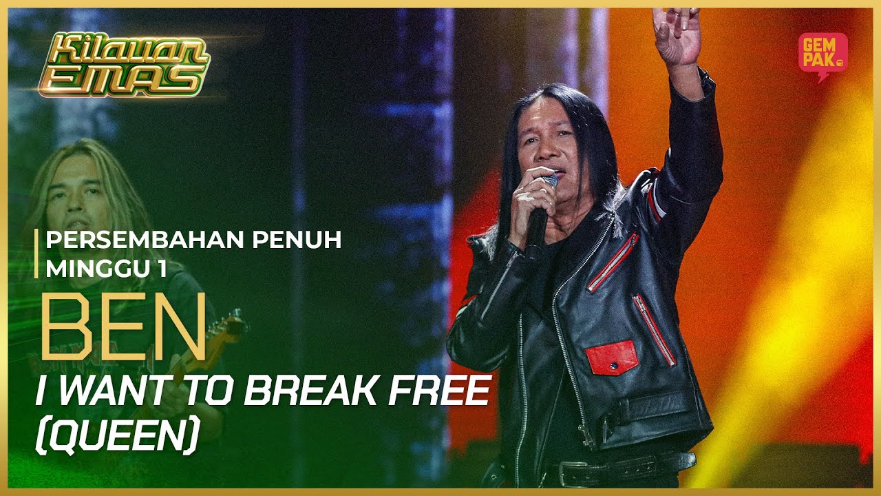 [Persembahan Penuh] Ben - I Want to Break Free (Queen) | KILAUAN EMAS 2025 MINGGU 1