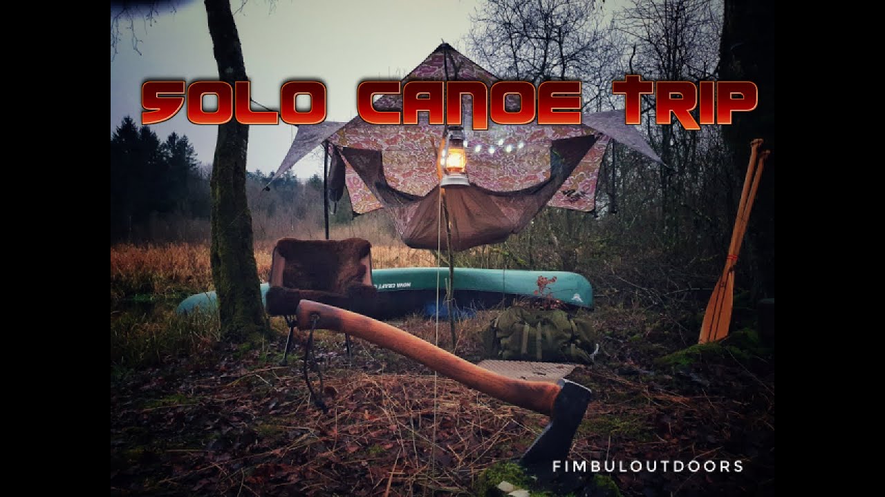 Solo Canoe Trip - Hammock Camping // Amok Draumr XL