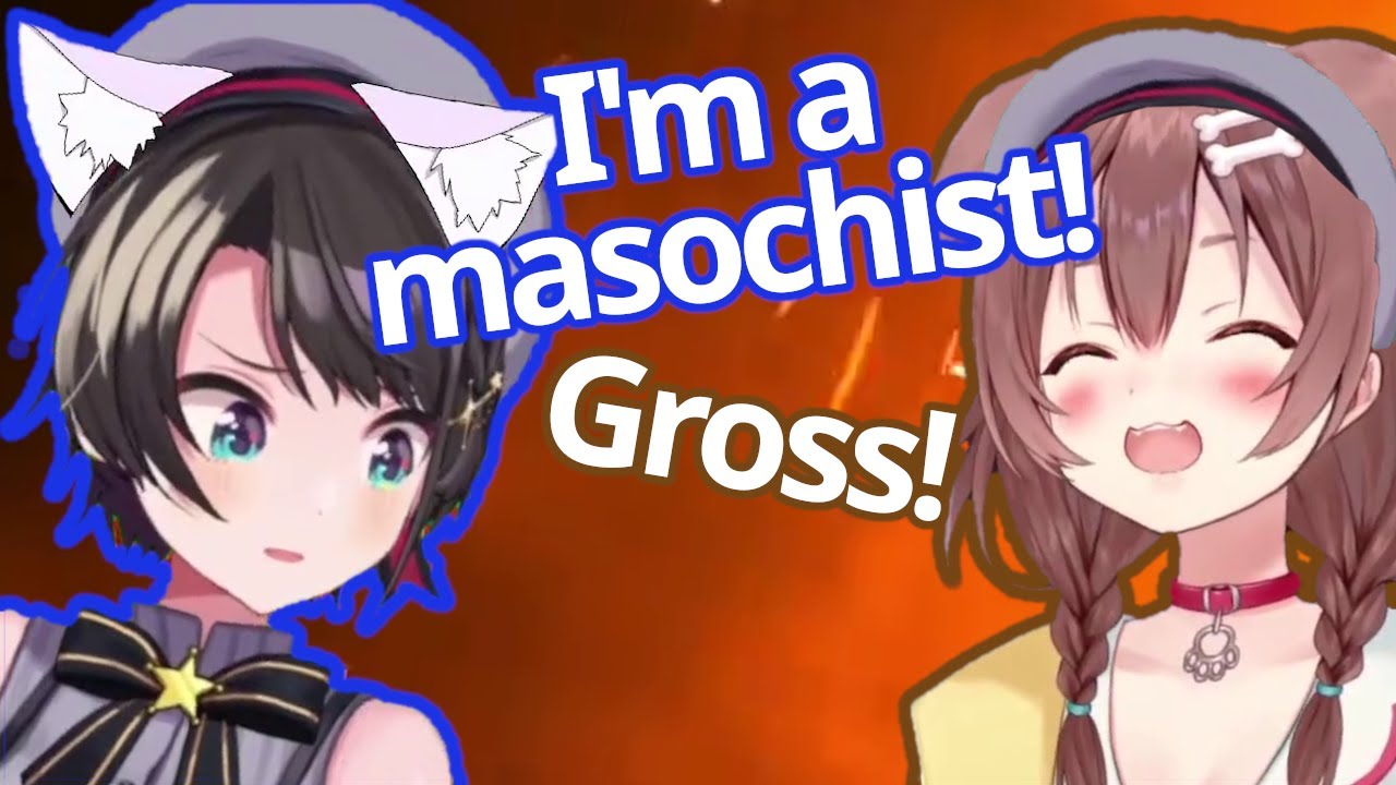 Subaru Imitates Masochist Okayu [Hololive/ENG SUB/SMOK]