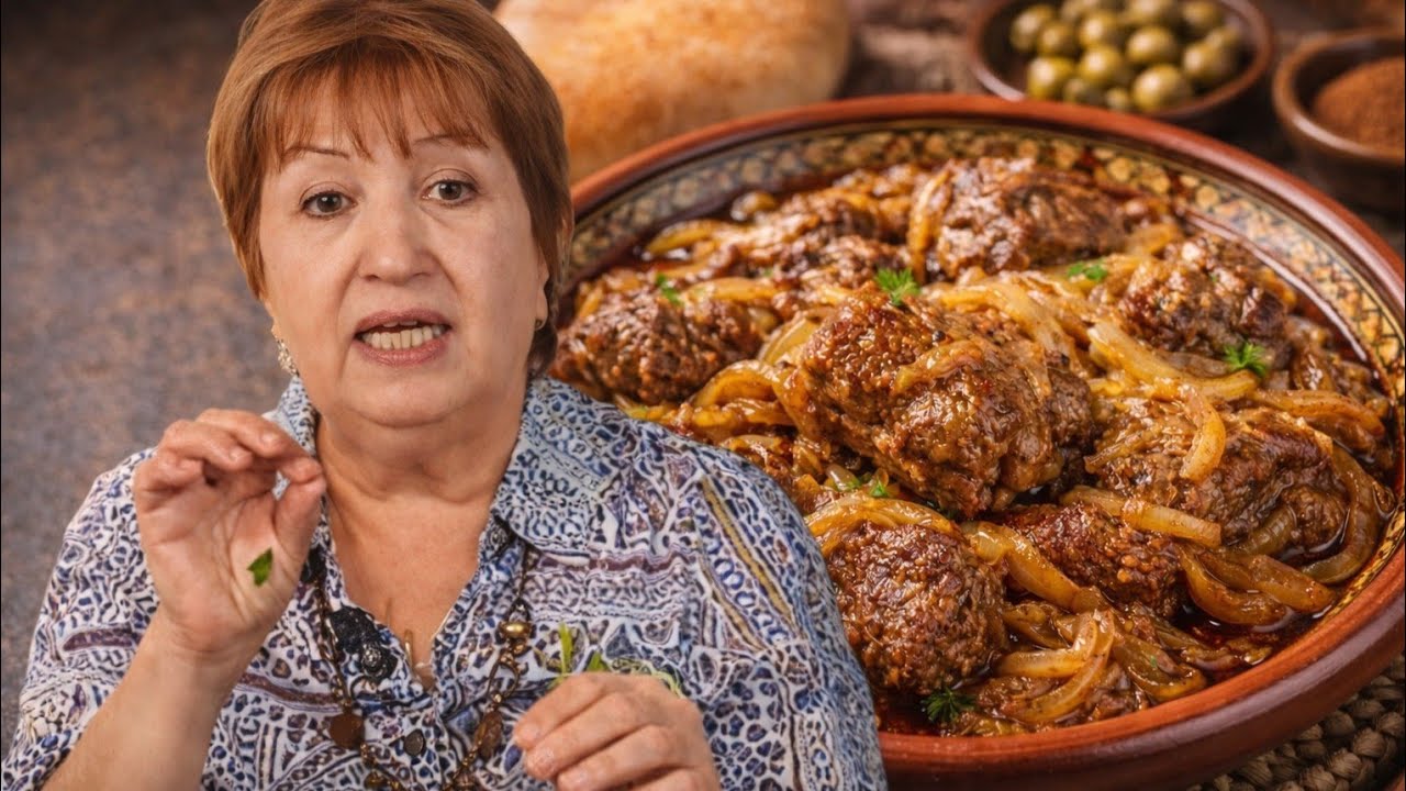طاجين اللحم بالبصل على الطريقة الجزائرية 😍 طري و معسّل بطعم تقليدي رووعة لسيدة رزقي