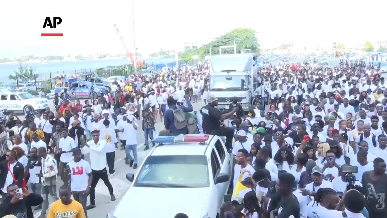 Nigerians protest death of Afrobeat star MohBad