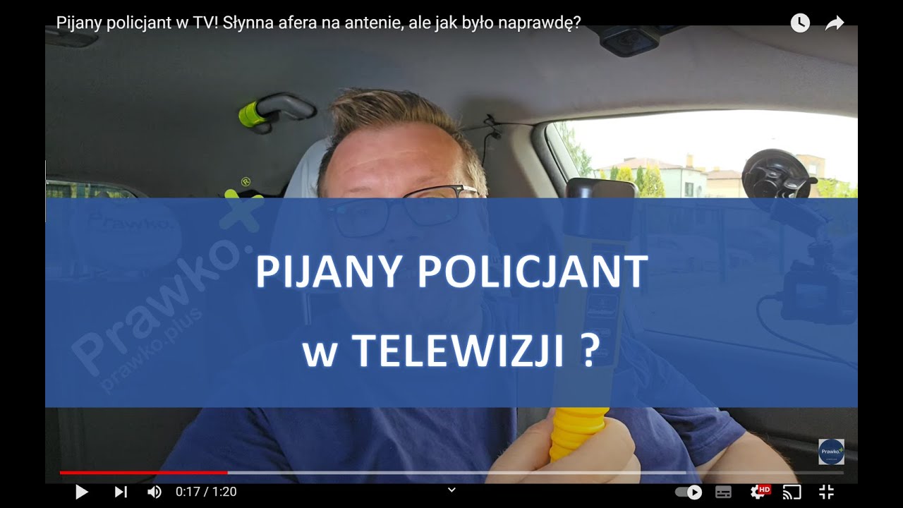 Pijany policjant w TV! Słynna afera na antenie, ale jak było naprawdę?