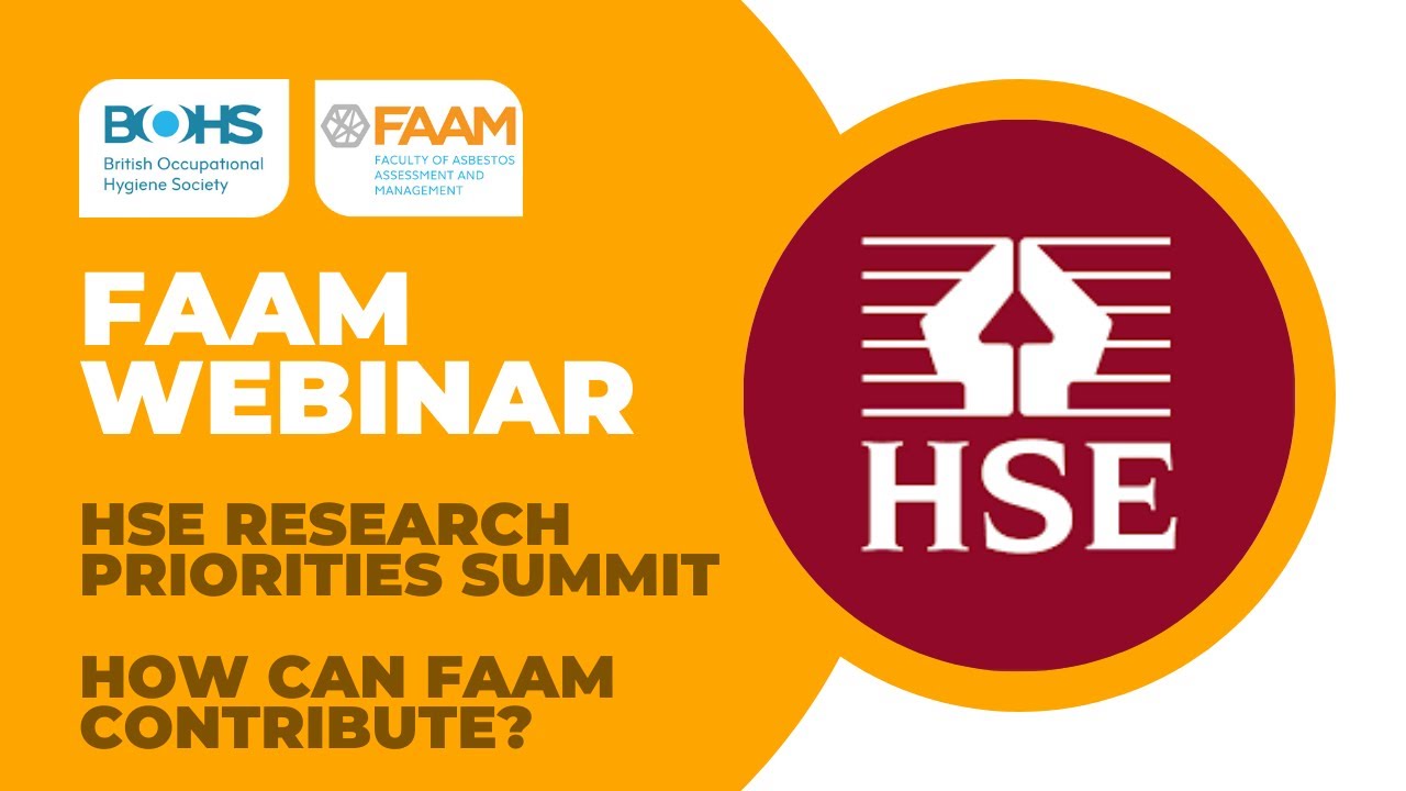 FAAM Webinar - HSE Research Priorities Summit - How Can FAAM Contribute?