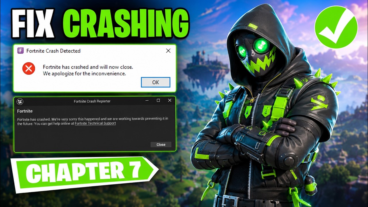 How to FIX Fortnite Crashing in 2026! 🔥 Chapter 7 Crash Fix (Easy Guide)