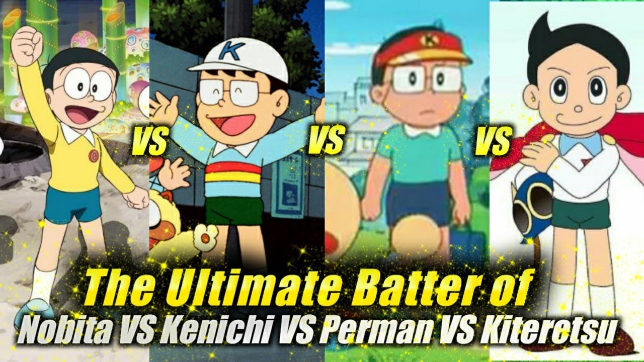 nobita vs kenichi vs perman vs kiteretsu / the ultimate battle