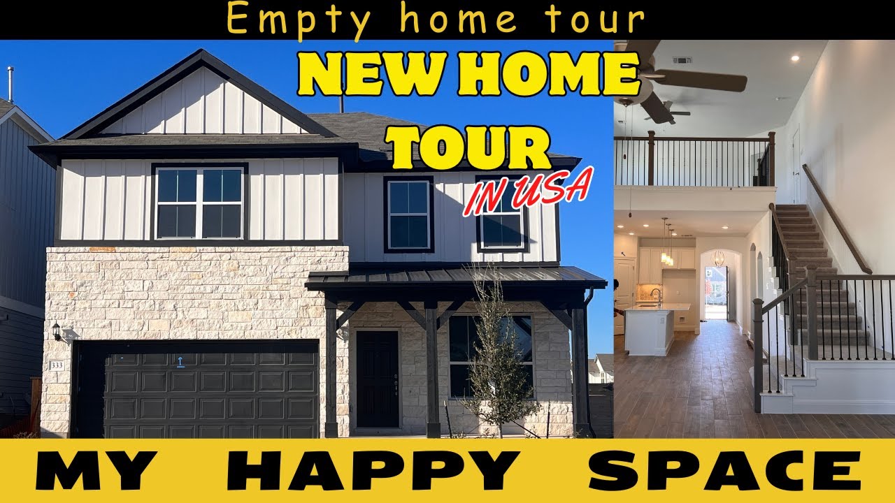 Our New Home Tour in America | அமெரிக்காவில் வாங்கிய புதிய வீடு | Empty home tour | USA Tamil Vlogs