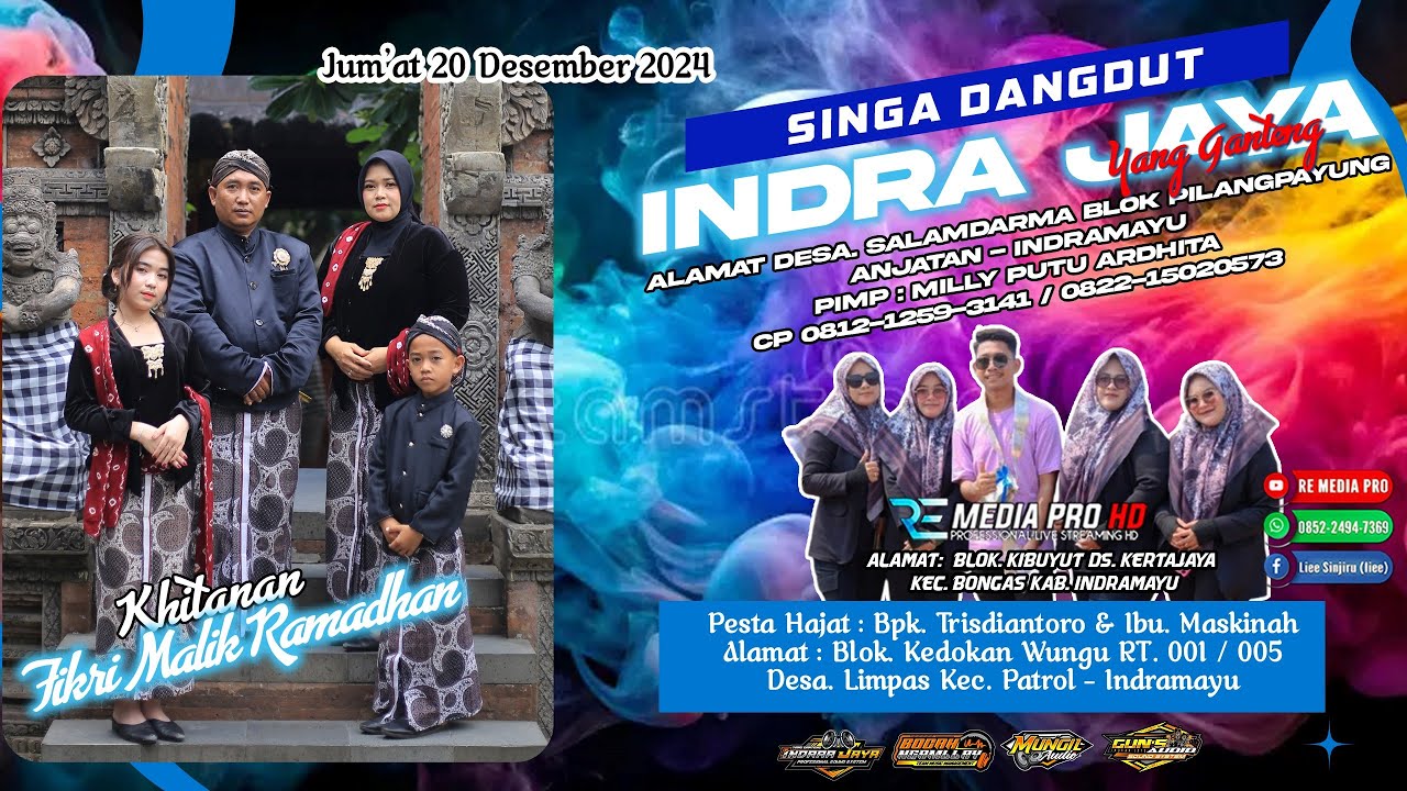 🔴LIVE YANG GANTENG INDRA JAYA | HAJAT  BPK. TRISDIANTORO & IBU MASKINAH  | LIMPAS | 20 DES 2024