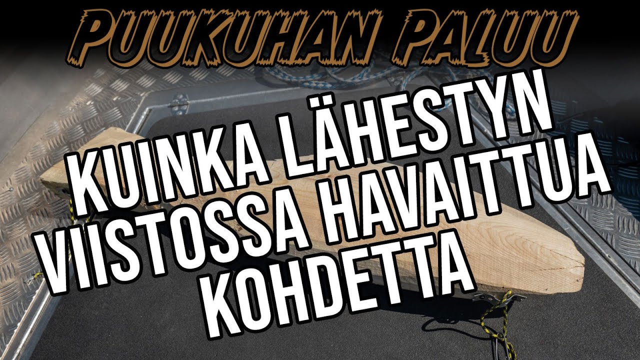 Kuinka lähestyn viistossa havaittua kohdetta