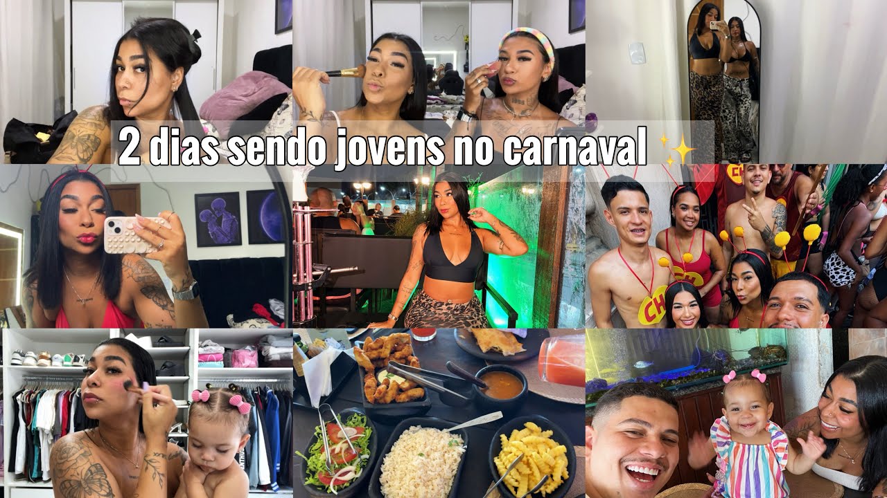 VLOGÃO 3 dias com a gente| Date com a amiga| arrume-se com a gente| dia de bloco+ almoçamos fora ✨