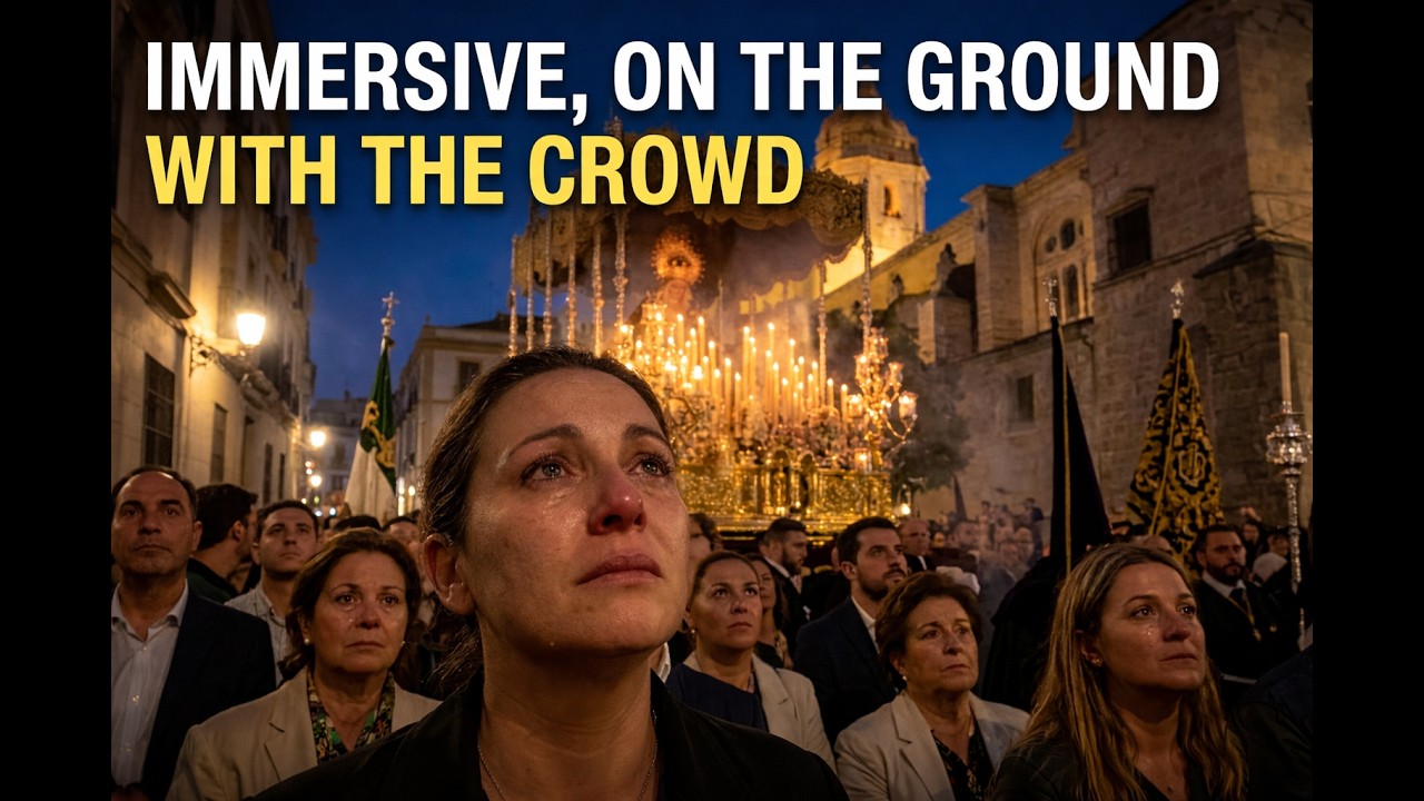Holy Wednesday in M&aacute;laga 🇪🇸 | Local Experience of Semana Santa Processions (Emotional & Authentic)