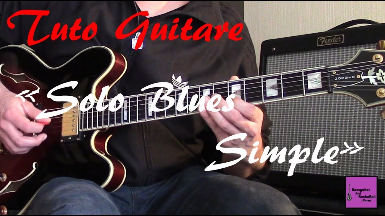 Tuto guitare Solo Blues en Arpège très simple!!
