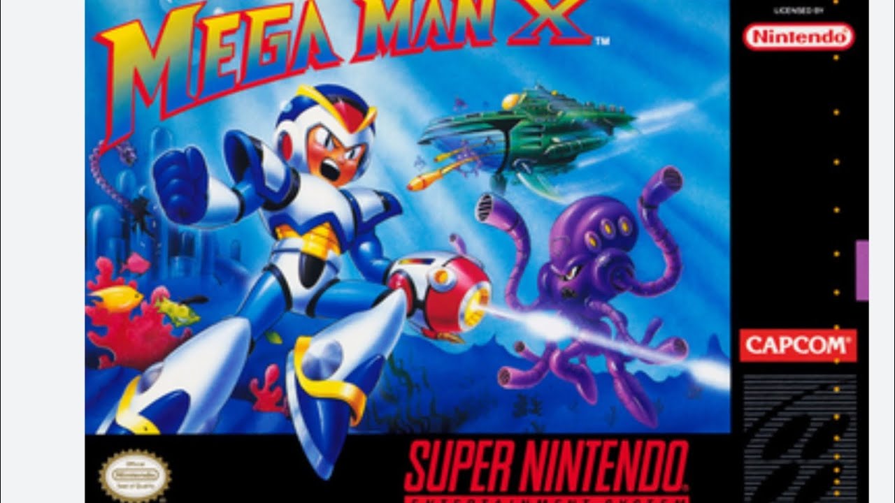 Playing mega man x on my snes