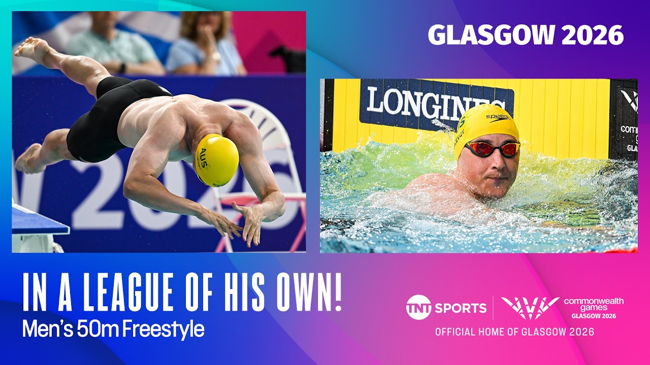 HE CAN'T BE STOPPED! 🔥 | Men's 50m Freestyle | Glasgow 2026 Commonwealth Games