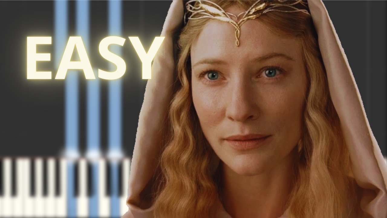 Lord of The Rings - Into the West (Credits) EASY Piano Tutorial