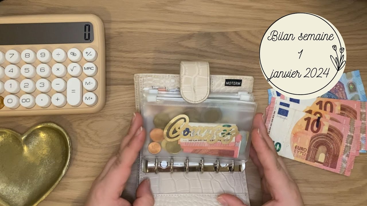 Bilan semaine 1 janvier / système des enveloppes budget