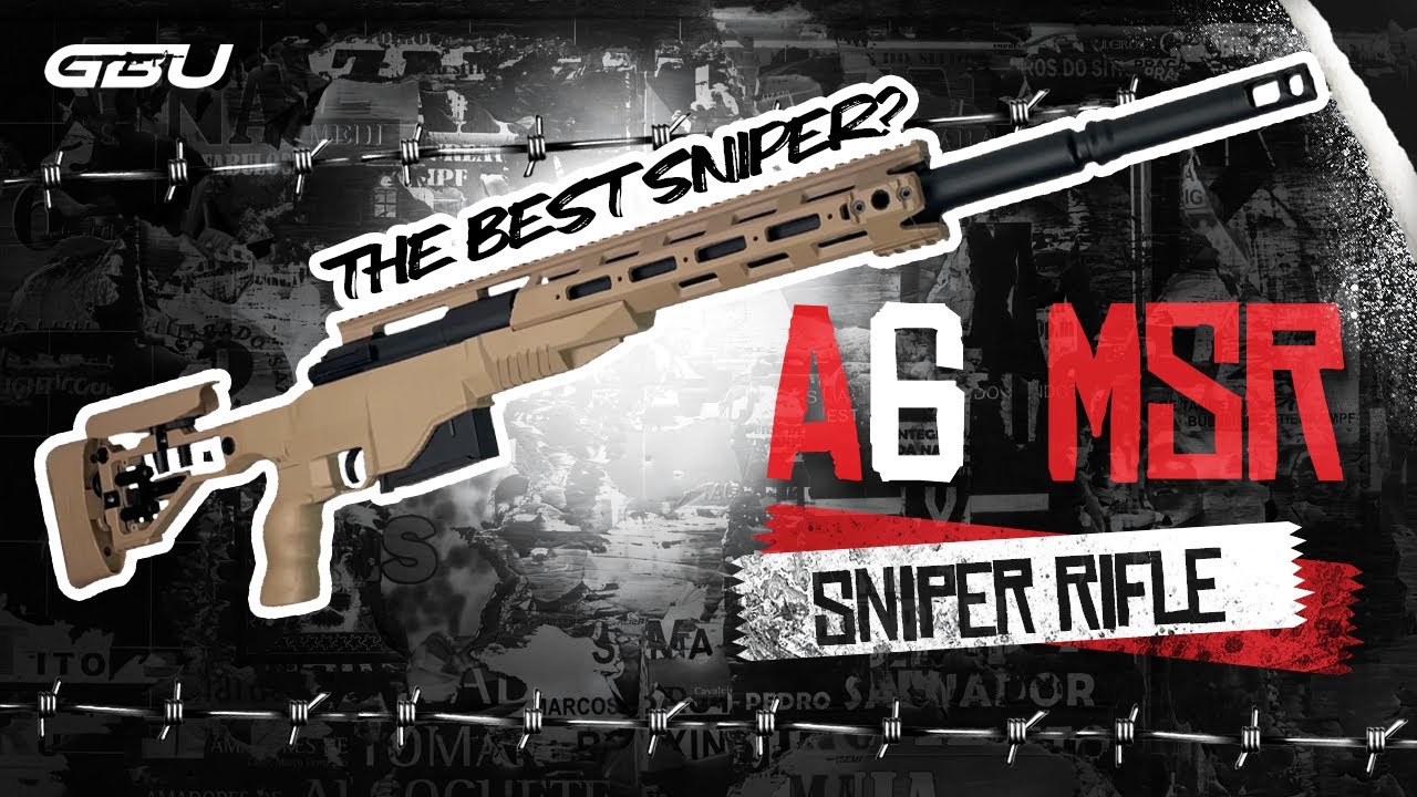 A6 MSR Sniper Gel Blaster Review!
