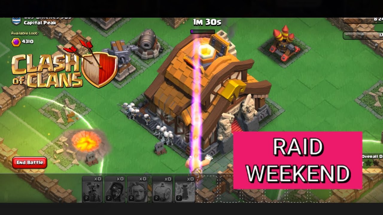 Clash of Clans Raid Weekend Attacks | COC Gameplay