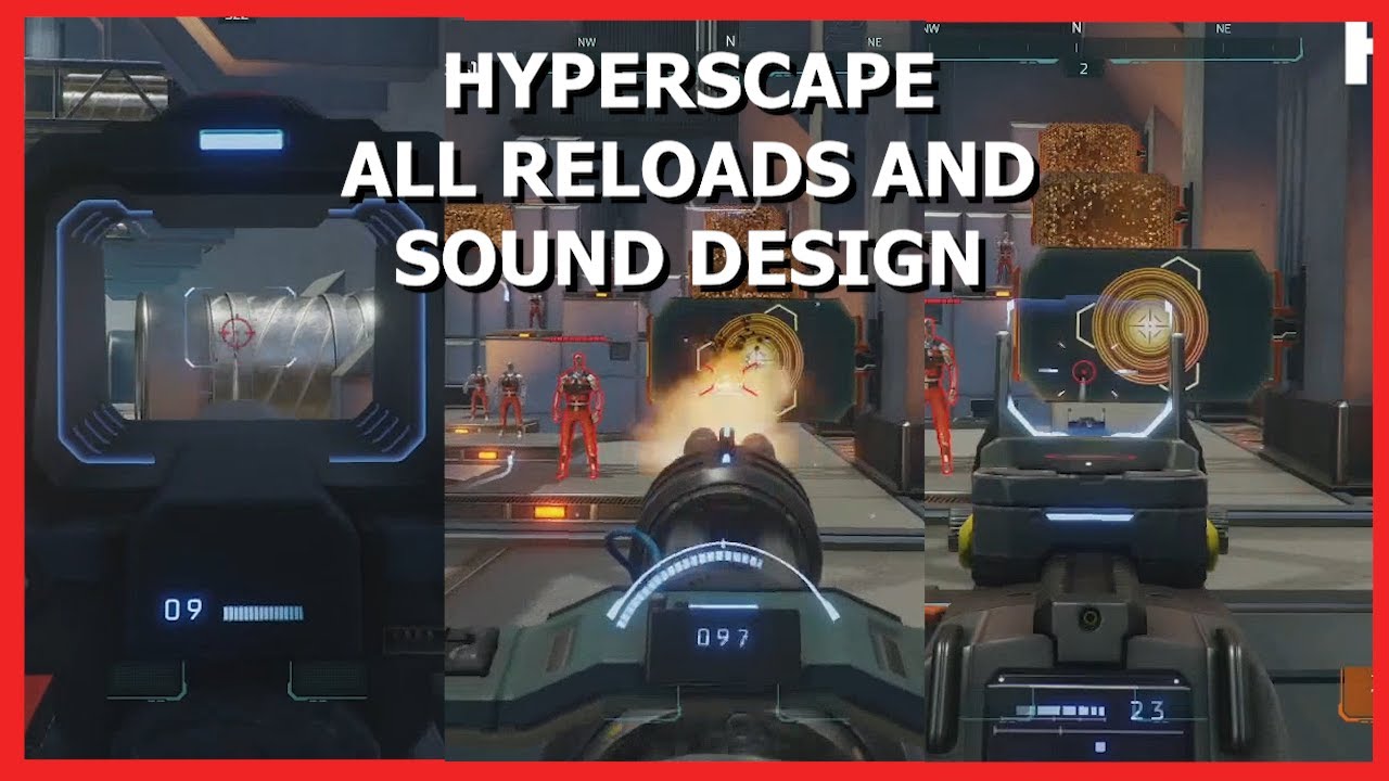 HyperScape | All Weapon Reload Animations and Sound Designs