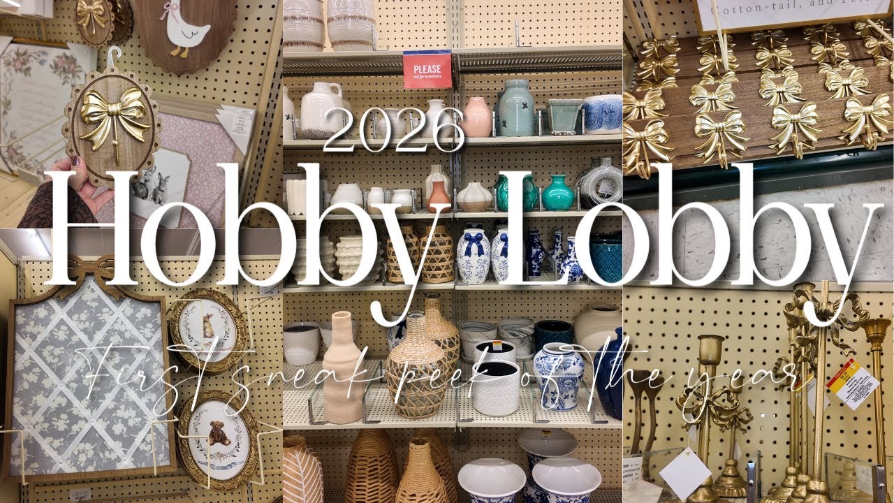 НОВИНКИ ДЕКОРА ДЛЯ ДОМА В HOBBY LOBBY 2026 \\ ВСЕ НОВИНКИ В HOBBY LOBBY НА ЭТОЙ НЕДЕЛЕ, В ТОМ ЧИС...
