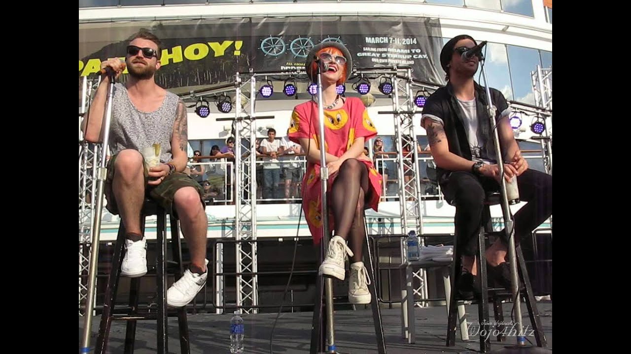 4/5 Paramore Q&A @ Parahoy, 3/10/14