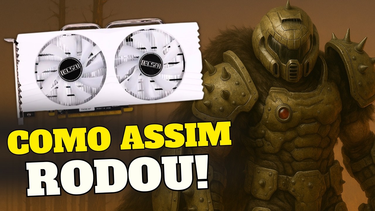 A LEND&Aacute;RIA RX580 t&aacute; RODANDO AT&Eacute; RAY TRACING KKKKKKKKKKKKKKKK