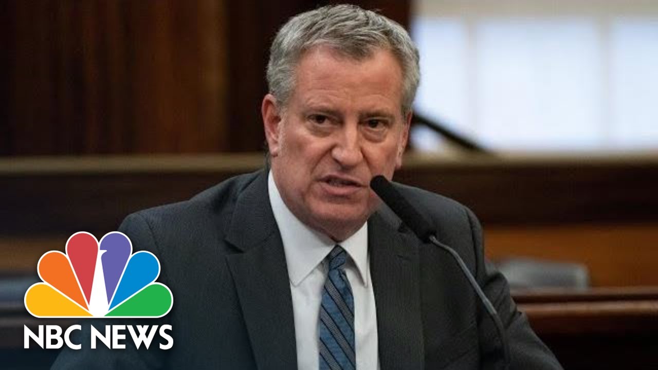 NYC Mayor Bill de Blasio Briefing On Coronavirus, George Floyd Protests | NBC News