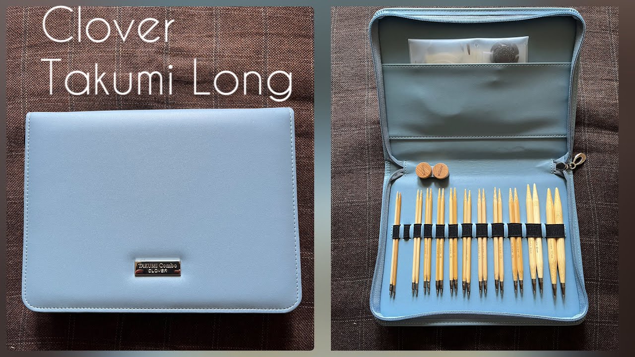 Спицы Clover Takumi long / обзор / вязание