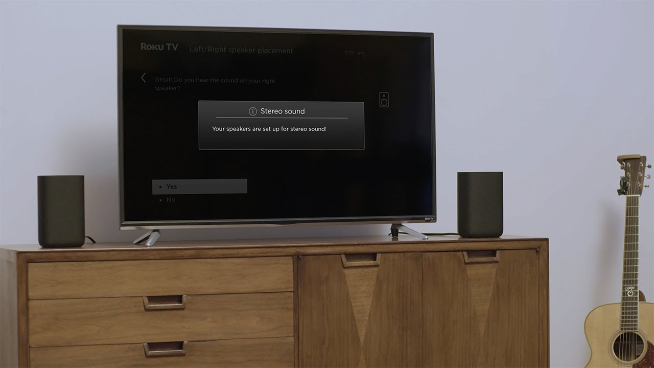 Как настроить беспроводные динамики Roku TV