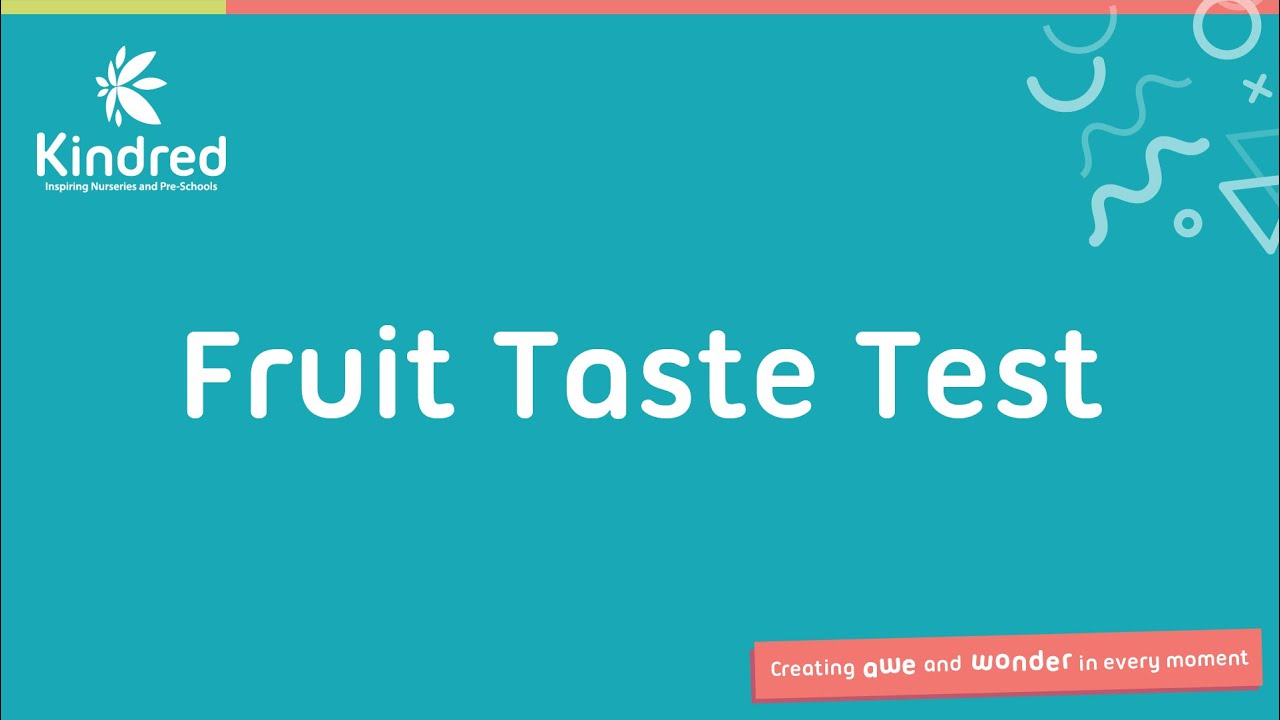Fruit Taste Test