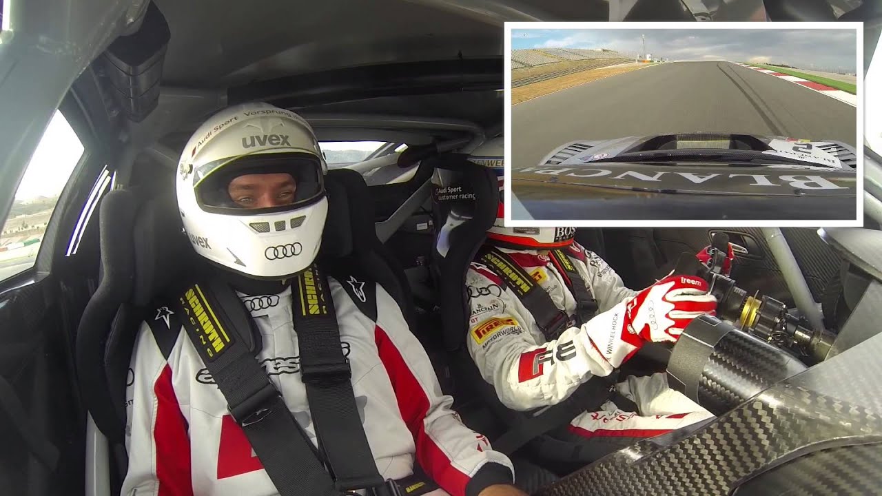 Hot Lap mit Rennfahrer Markus Winkelhock im R8 LMS Renntaxi