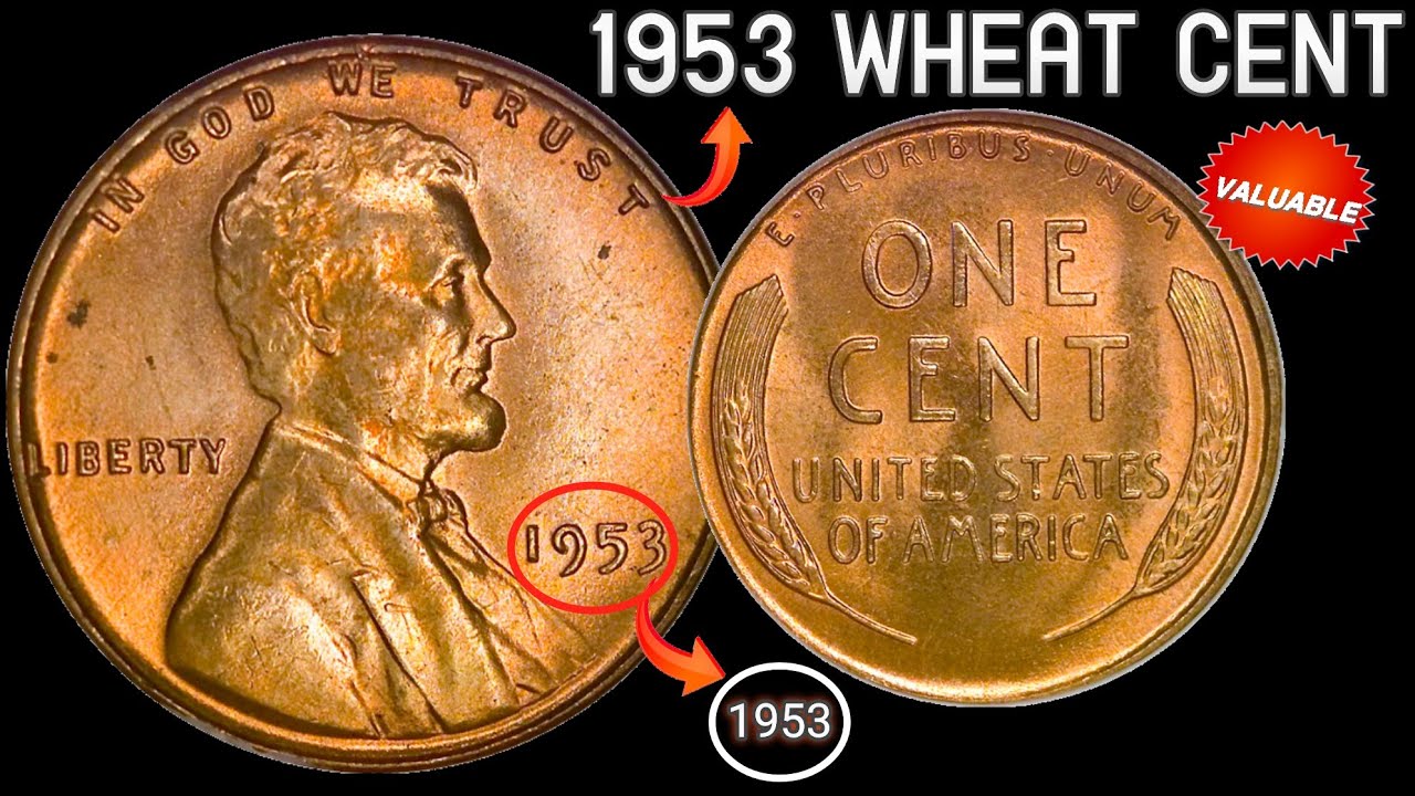 1953 Wheat Penny Value $2000+? Rare 1953 Lincoln Cent Worth Big Money!