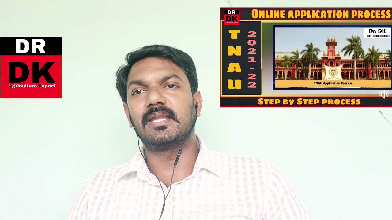 TNAU 2021-22 ONLINE APPLICATION AND COUNSELLING SUPPORT
