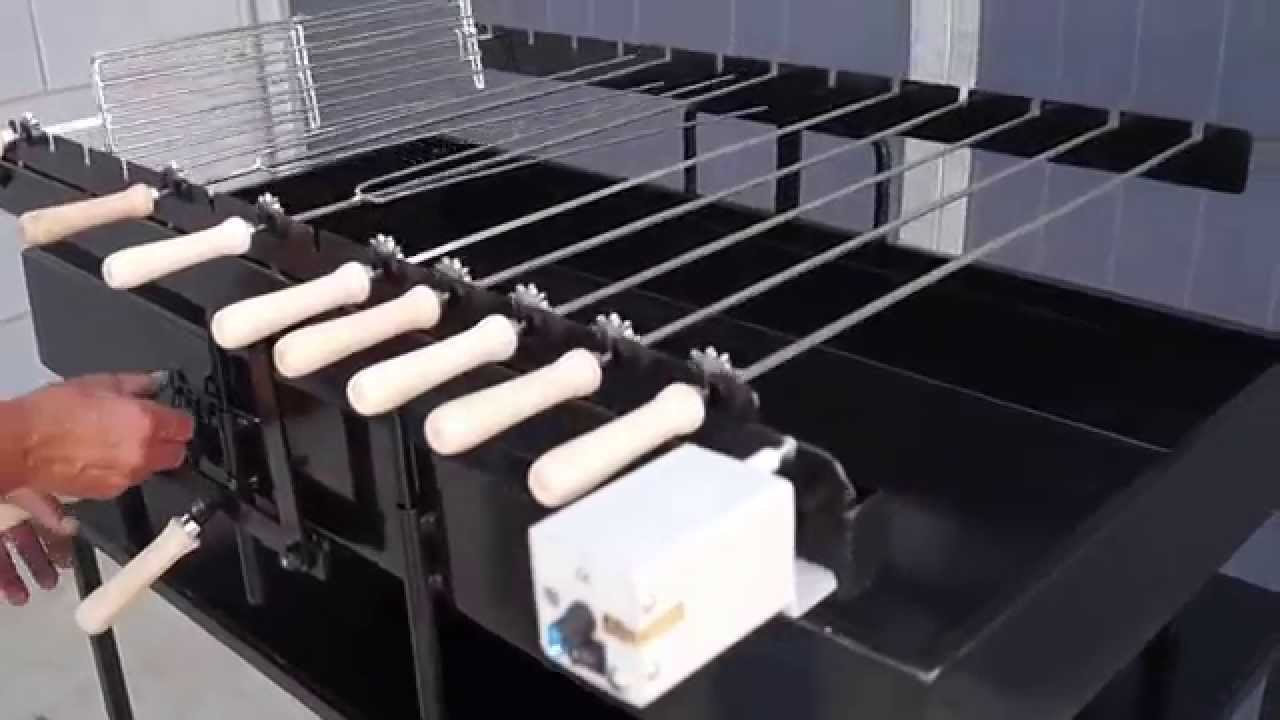 Cyprus grill - Rotisserie Barbecue with chain mechanism
