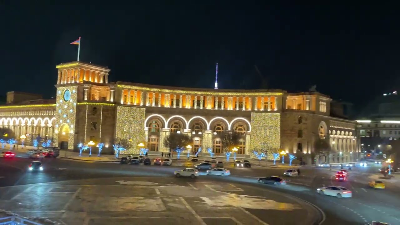 Ереван площадь республики старый Новый год!