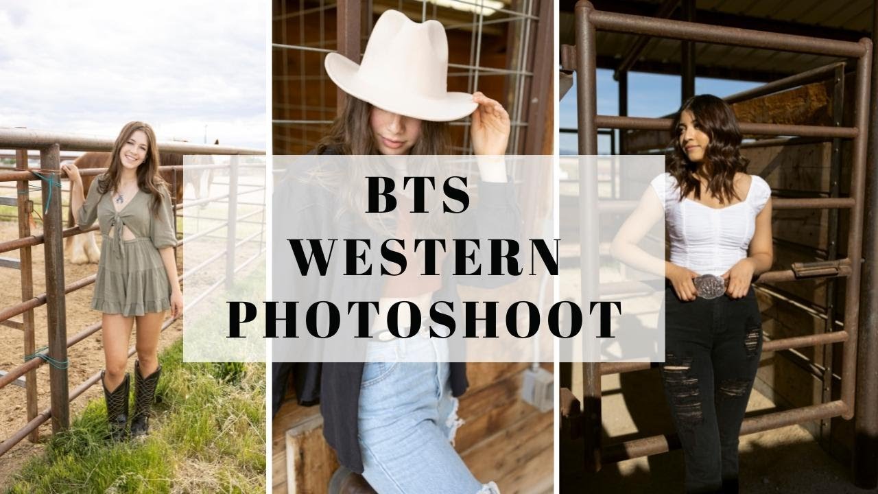 Behind The Scenes Western Photoshoot | Senior Model Team