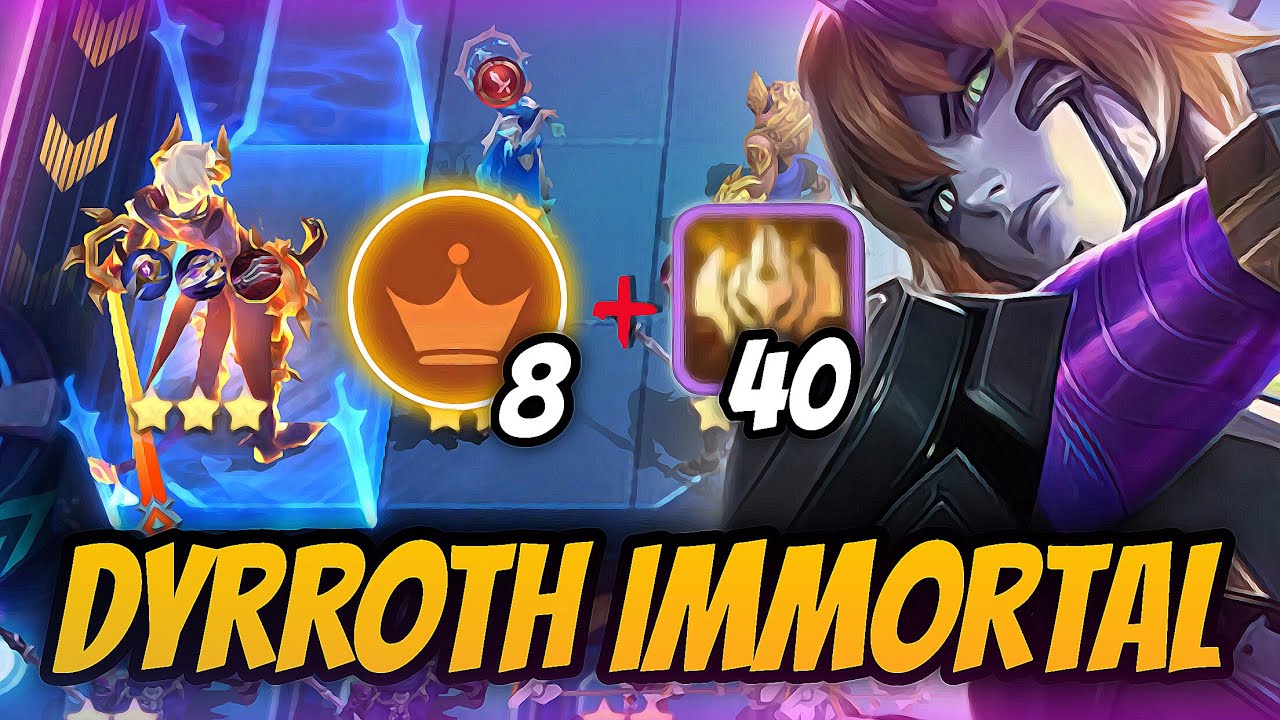 HYPER PRINCE DYRROTH + IMMORTAL 40 STACKS - NO ONE CAN DEFEAT HIM | MAGIC CHESS MLBB