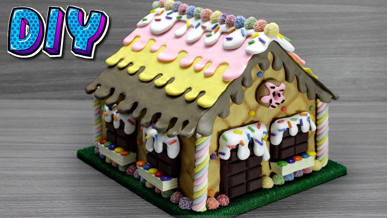 DIY Casa de Doces de João e Maria (Hansel and Gretel).