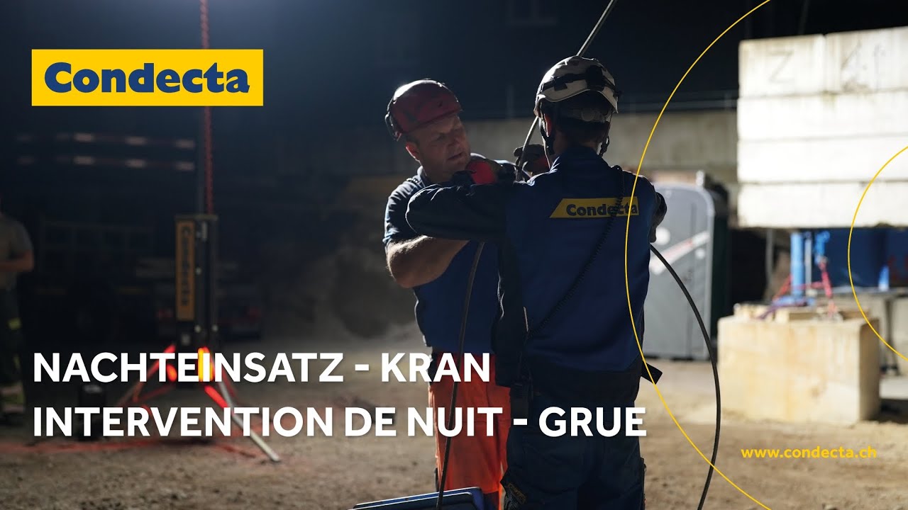 Wie wir einen Kran über Nacht versetzten! / Déplacement de grue d’un chantier à l’autre