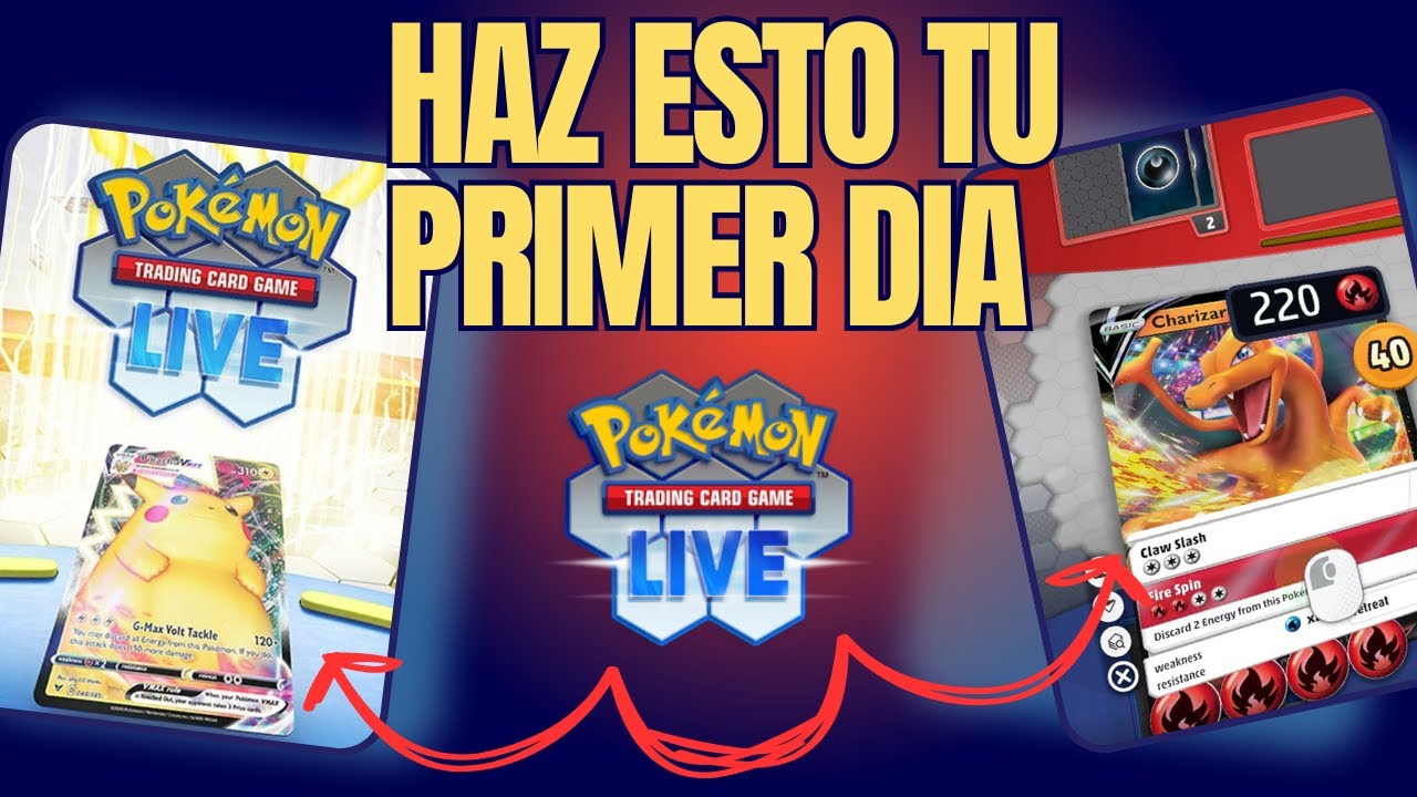 HAZ ESTO TU PRIMER D&Iacute;A JUGANDO Pok&eacute;mon TCG LIVE 🎮 Guia TCGLIVE